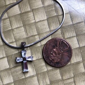Crystal Cross Necklace